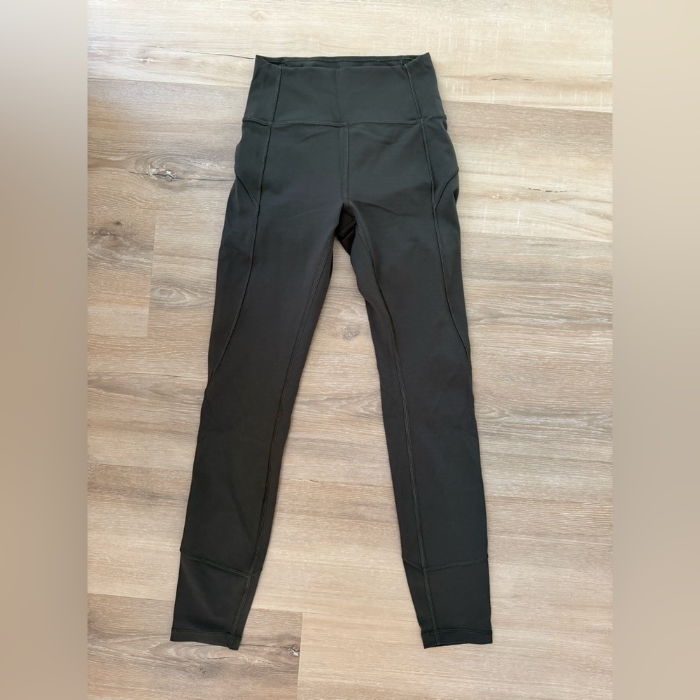 Lululemon Leggings Size 2 Dark Olive Green